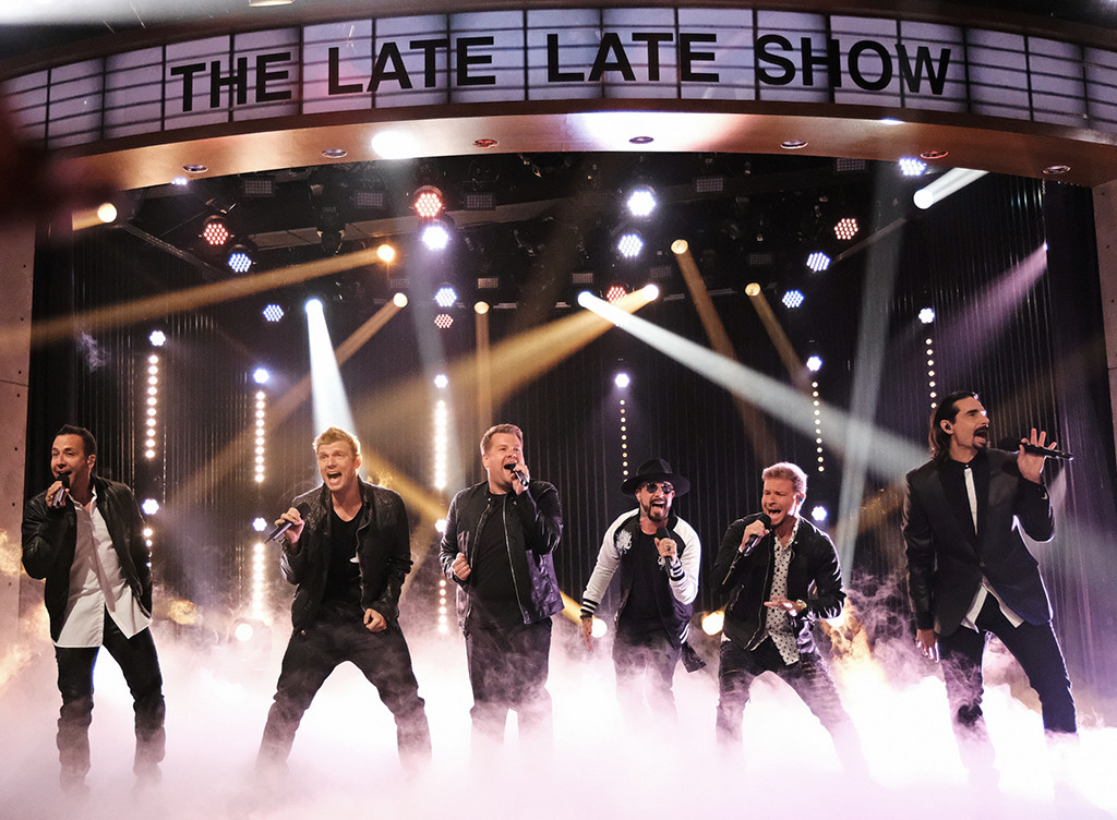 Backstreet Boys, James Corden, The Late Late Show Backstreet Boys, James Corden, The Late Late Show